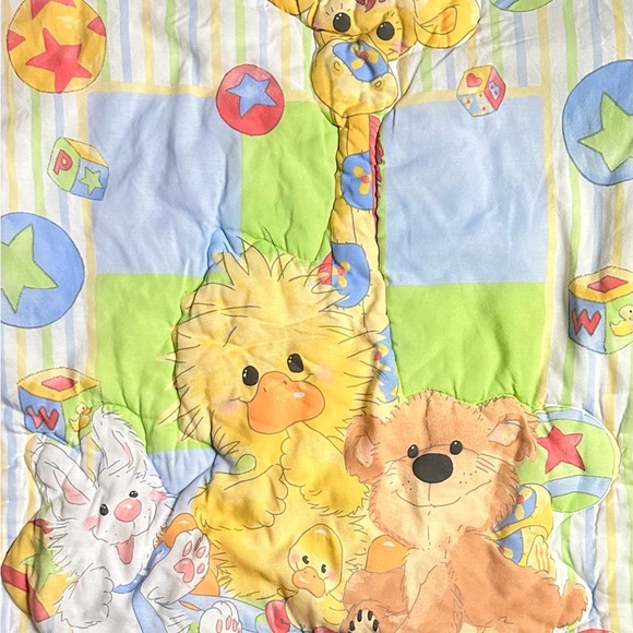 Vtg Little Suzy’s Zoo Blanket - Picture 2 of 5